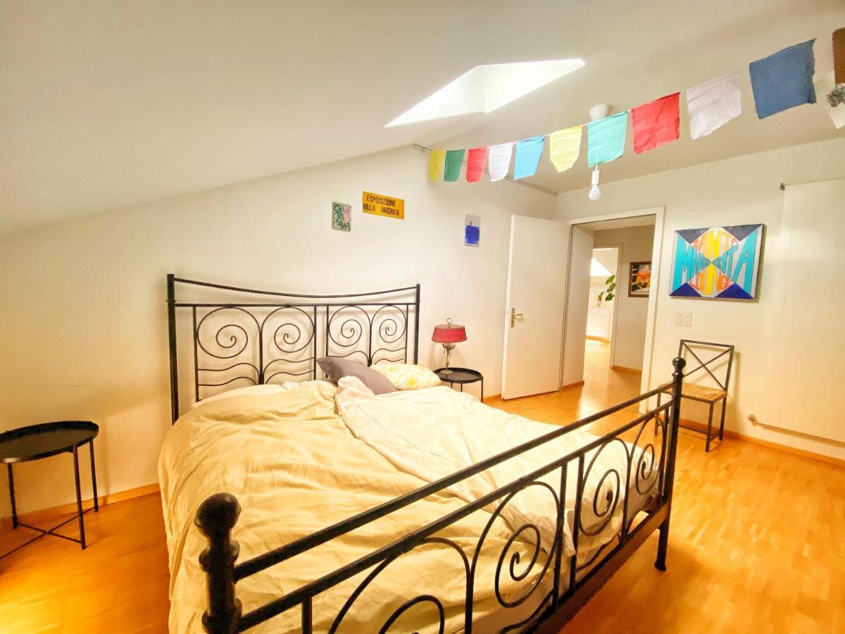 Cozy Apartment By The The Lake Of Lugano Bagian luar foto